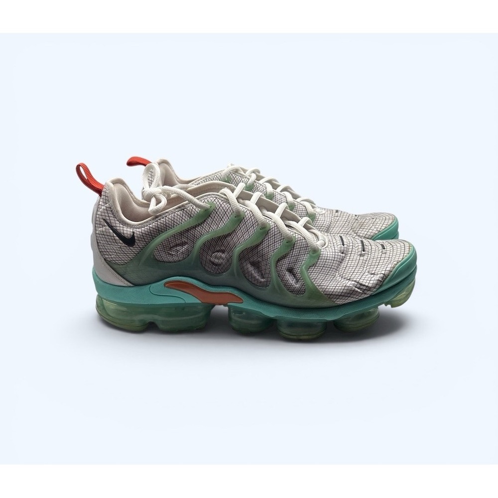 Nike Air Vapormax Plus White Aurora Green Sz 11.5 924453-107 Men's Shoes